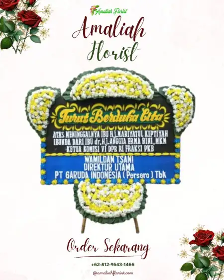 Papan Bunga Duka Wedding Garden Party Serang
