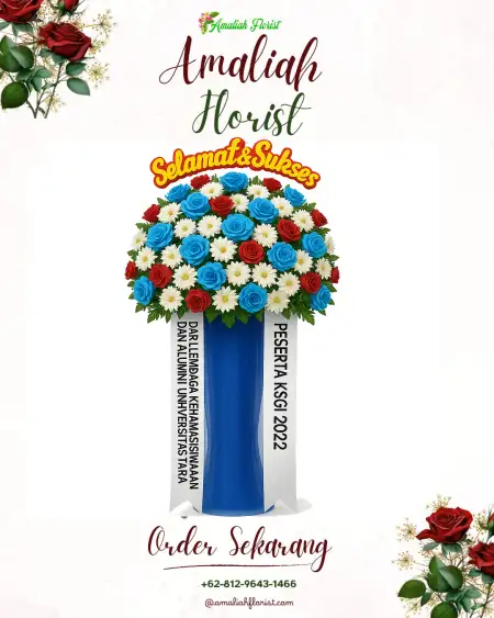Standing Flowers Wedding Garden Party Serang